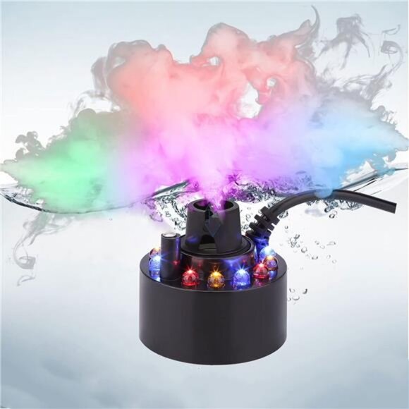 350ml/H Ultrasonic MistMaker Atomizer with LED Changing Light for Water Fountain - Picture 1 of 7